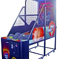 Basketball Arcade Shooting Game With Multiple Basketballs And Shooting Net Design