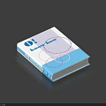 Blue And White Book Cover With Text Knowledge Now Blue Exclamation Mark And Circle Patterns