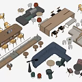 Modern Table And Chair Sets With Various Designs For Dining And Café Interior