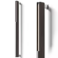 Modern Minimalist Wall Lamp Design For Interior Wall With Dark Wood Accent And White Background