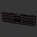 Black Multi Compartment Storage Organizer With Handle For Daily Household Use