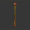Scepter Ancient Scepter Cane Ancient Scepter Magic Scepter Metal Scepter Classical Scepter Magic Scepter 3d model