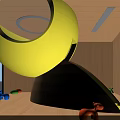 Colorful Children's Indoor Play Area Featuring Orange Sphere Yellow Slide Wooden Floor And Large Windows