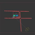 Modern Industrial Factory Building With Glass Curtain Walls Gray Exterior Lawn Area And Paved Road