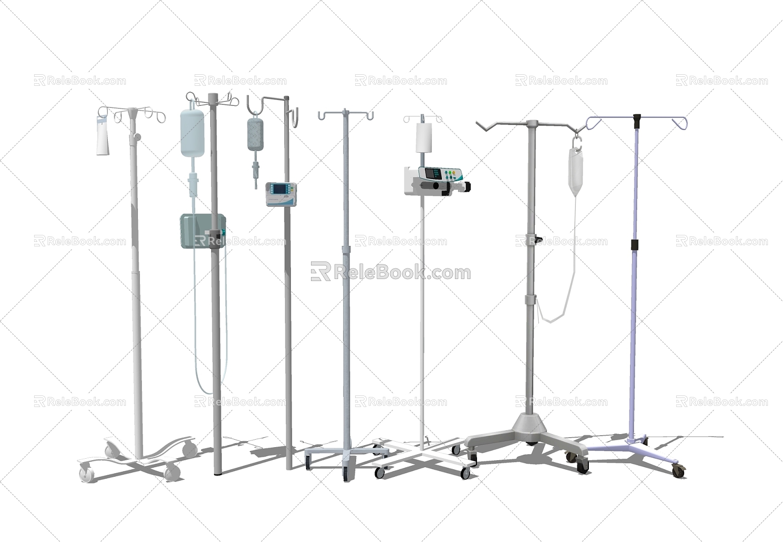 Bottle Rack Infusion Rack 3d model