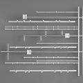 Industrial Metal Pipes And Fittings For Construction Applications With Assorted Sizes