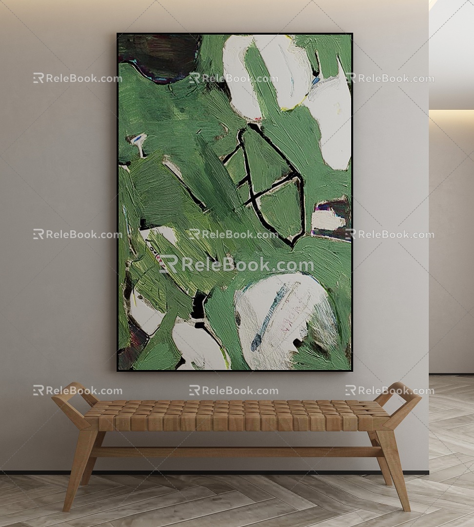 modern decorative painting 3d model