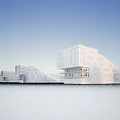 Modern Architecture Commercial Architecture Dusk 3d model