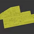 Modern Cartoon Scene Building Base Science Fiction Base Science Base Science Fiction Building 3d model