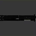 Military Submarine 3D Model Design With Detailed Structure And Red Hull