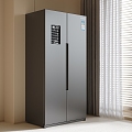 Refrigerator Double Door Refrigerator 3d model