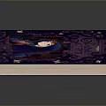 Magical Book Cover Featuring Purple Ornate Design Hooded Figure Butterflies And Castle Silhouette