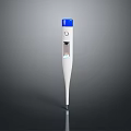 Accurate Digital Medical Thermometer With Blue Top White Body And LCD Display For Temperature Measurement