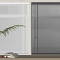 Modern venetian blinds Folding blinds 3d model