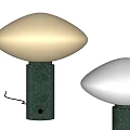 tradition Cream Wind Table Lamp Glass Table Lamp Marble Table Lamp 3d model