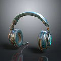 Modern Electronic Headphones With Illuminated Design And High Quality Audio Features