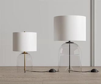Modern table lamp 3d model