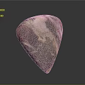 Irregularly Shaped Colorful Natural Stone With Red White Brown Hues And Intricate Polished Texture