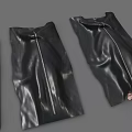 Game Movie Character Cosplay Props With Black White Leather Wrist Guards And Accessories