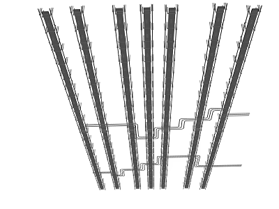 Modern Ceiling Structure With Keel Framework And Installation Design Elements 3d model
