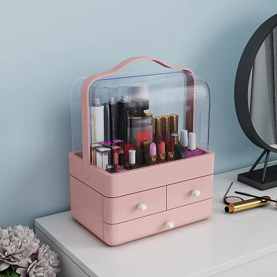 Modern cosmetic storage box 3d model