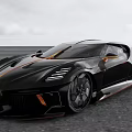 Super Runner Bugatti 3d model