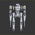 Modern Robot Mech Warrior Mech Soldier Machine Battlearm Mechanical Battlearm 3d model