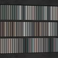 Colorful Material Samples Neatly Arranged On Multi Layered Shelves For 3d model