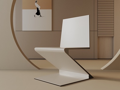 Modern table lamp 3d model