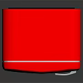 Red Vintage Style Refrigerator With Classic Design And Retro Appearance