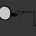Microphone Amplifier Capacitor Microphone High-end Microphone Wheat Desktop Microphone Broadcasting Microphone 3d model