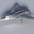 J-50 Fighter Jet Modern Military Aircraft With Stealth Design And Advanced Features