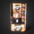 Semra Commercial Coffee Vending Machine With Beverage Display And Coffee Options