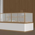 Display Rack Container Shelf Display Cabinet Bread Island Cabinet Dining Plate Cabinet 3d model
