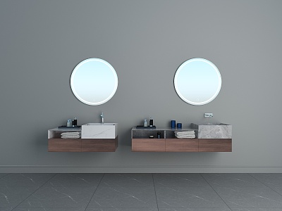 Bathroom Cabinet Sink Wash Basin Bathroom 3d model