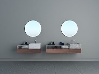 Bathroom Cabinet Sink Wash Basin Bathroom 3d model