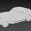 Transparent Car Internal Structure Detailed View With Engine Chassis And Seats