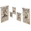 Poster wanted notice hanging picture newspaper 3d model