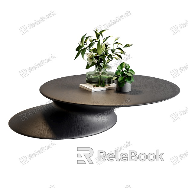 Modern coffee table model