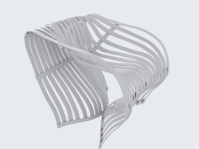 Post-modern single chair model