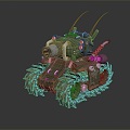 Tank sci-fi tank mini tank mecha fighting vehicle 3d model