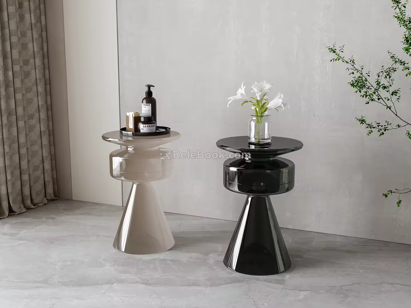 Modern round several sides several 3d model