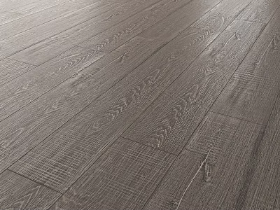 Gray Wooden Floor With Natural Texture And Patterned Planks For Interior Design 3d model