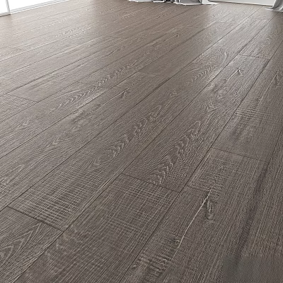 Gray Wooden Floor With Natural Texture And Patterned Planks For Interior Design 3d model