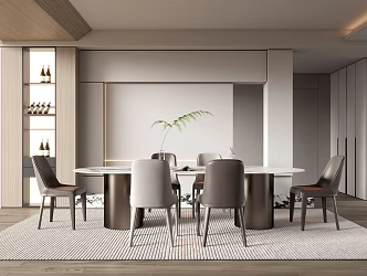 Modern Restaurant 3d model