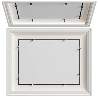 Downlight Spotlight Ceiling Modeling Ceiling Stacked Ceiling 3d model