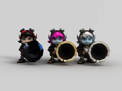 Mai Lin Gunner Tristana 3d model