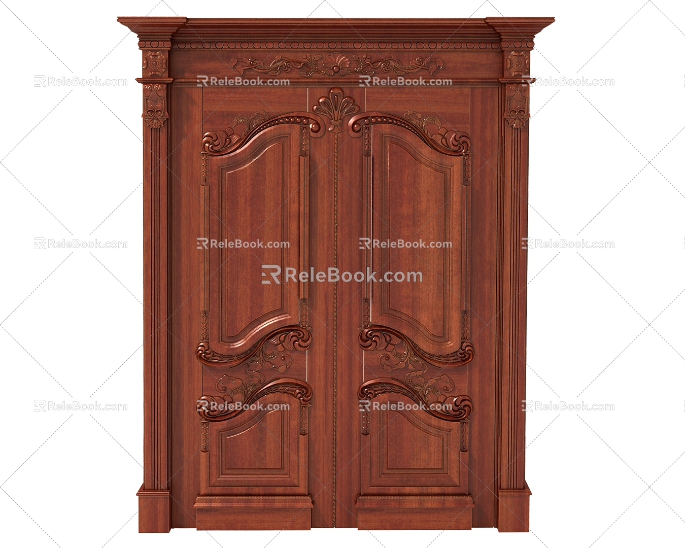 European-style door 3d model