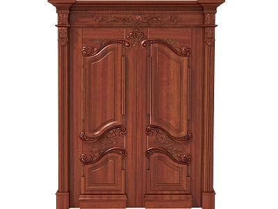 European-style door 3d model