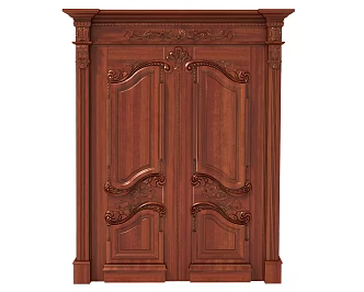 European-style door 3d model